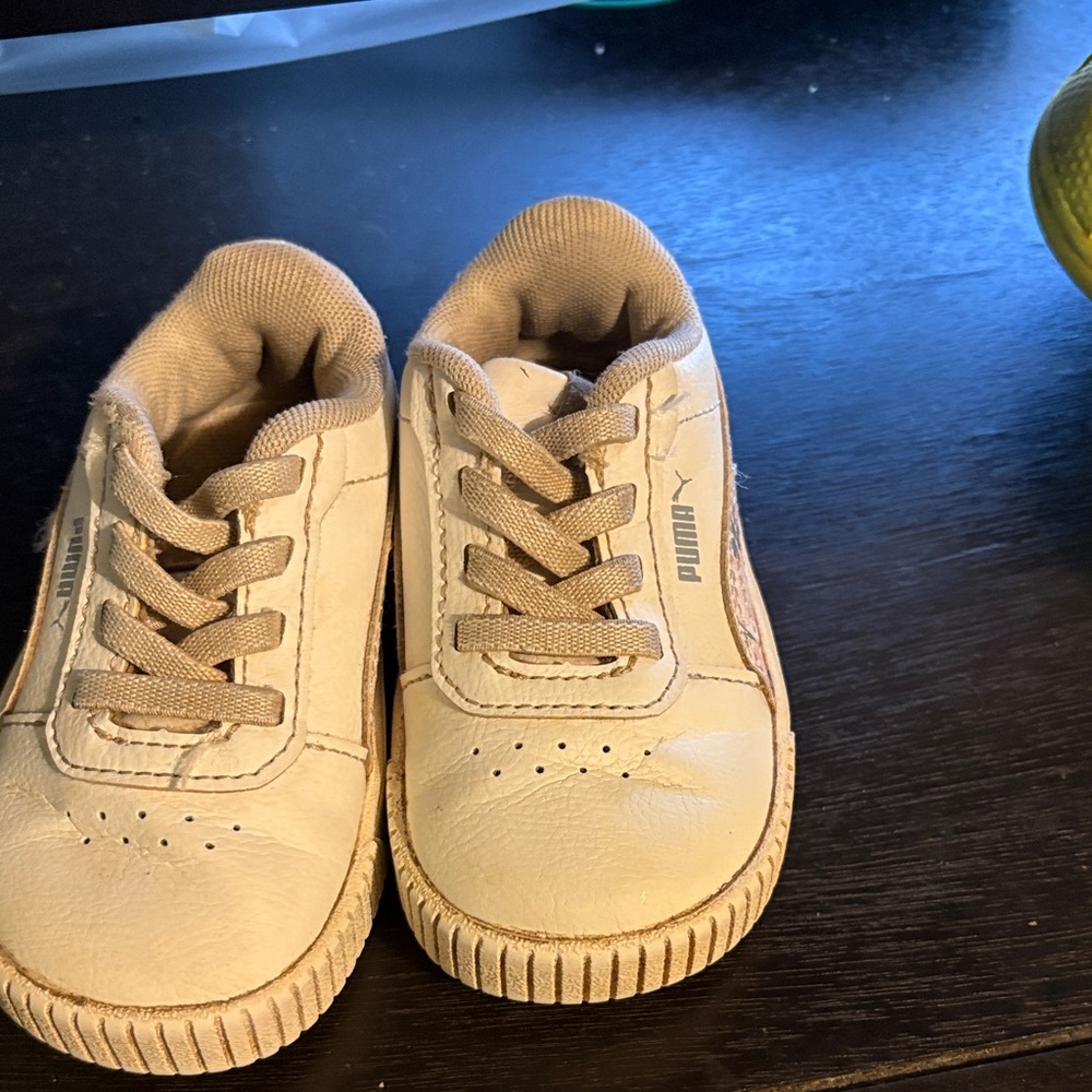 Puma Kids Cream Sneakers